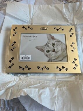 Reed and Barton silverplate MEOW frame